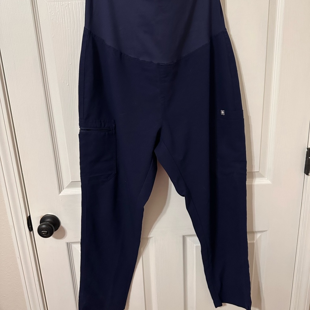 Figs Women's Navy Scrub Pants Large Petite